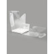 PVC Коробка для торта, прозрачная, 20×20×20 см