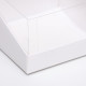 Кондитерская упаковка под бенто торт, 13.1×13.1×8.5 см