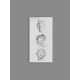 Коробка для шоколада, кондитерская упаковка, «For you», с окном, 17.3×8.8×1.5 см