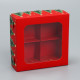 Коробка под 4 конфеты «С Новым годом!», 10.5×10.5×3.5 см