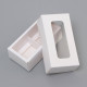 Коробка для 2 конфеты, белая, 10.5×5.5×3.5 см