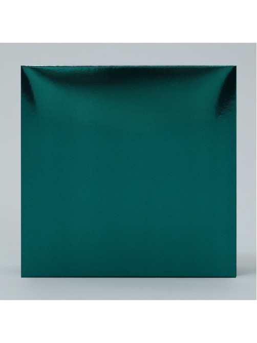 Коробка для конфет, кондитерская упаковка, 9 ячеек, «Изумрудная», 14.7×14.7×3.5 см