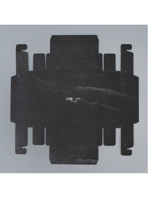 Коробка для конфет, кондитерская упаковка, 9 ячеек, «Настоящий», 14.7×14.7×3.5 см