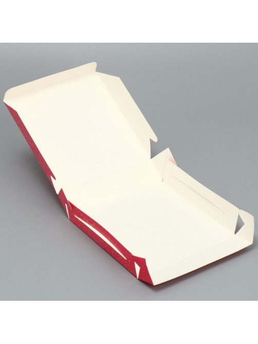 Кондитерская упаковка, коробка «Маленький повод для радости», 14×14×3.5 см
