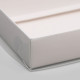Кондитерская упаковка, коробка белая с PVC крышкой, 18×10×3 см