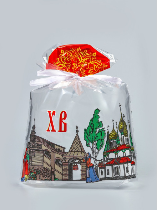 Упаковка под кулич, донная складка, 25×30/4, 25 мкм