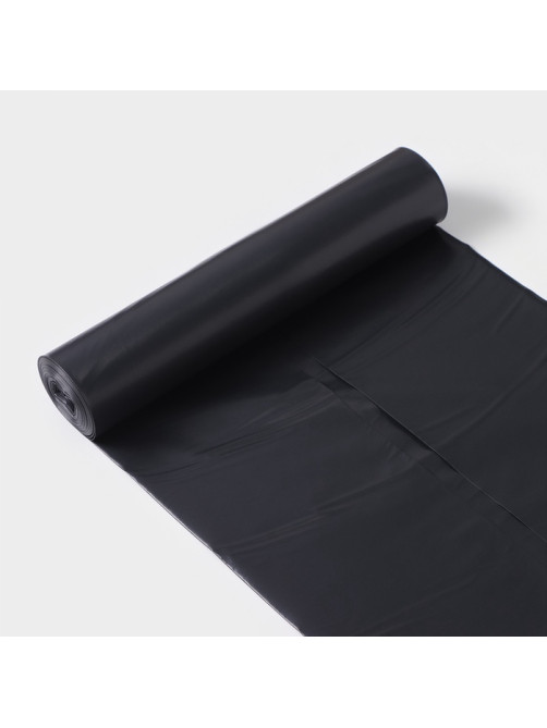 Мешки для мусора Доляна Extra Strong, 120 л, 70×110 см, 80 мкм, ПВД, 10 шт. в рулоне, чёрные
