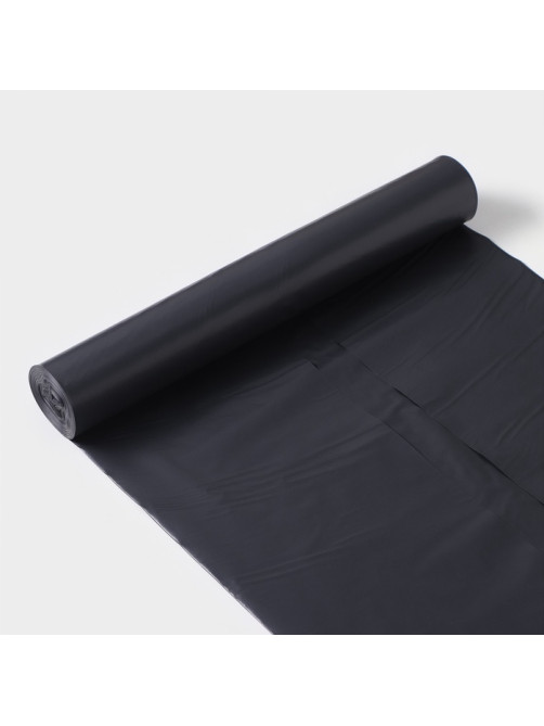 Мешки для мусора Доляна Extra Strong, 160 л, 90×110 см, 80 мкм, ПВД, 10 шт. в рулоне, чёрные