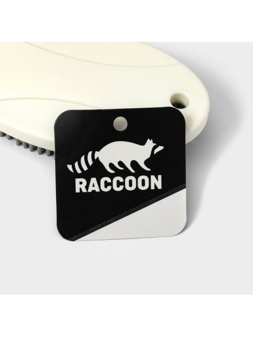Щётка универсальная Raccoon, 12×6.5×2.5 см, пластик, TPR ворс, 1.6 см