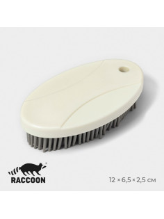 Щётка универсальная Raccoon, 12×6.5×2.5 см, пластик, TPR ворс, 1.6 см