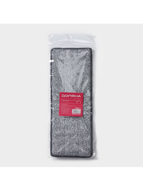 Насадка для швабры Доляна, на липучке, микрофибра, 32×12.5 см