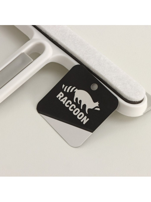 Щётка для окон Raccoon «Компакт», дополнительная щётка в ручке 17.5×15 см, сгон TPR=22 см, абразивная моющая часть 26.5×22×4.5 см