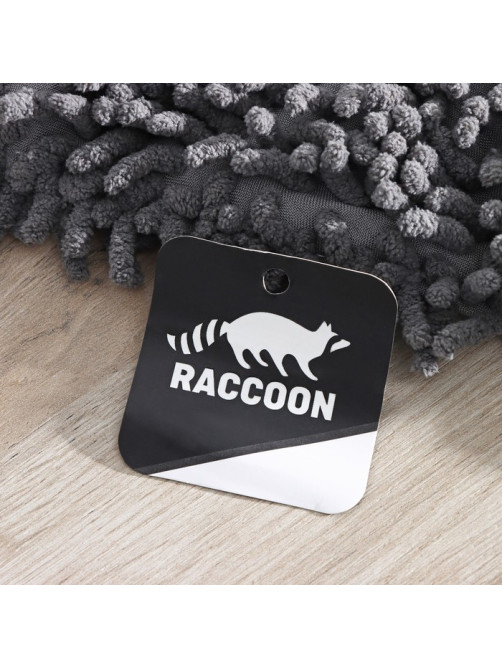 Окномойка с стальной ручкой и сгоном Raccoon, 25×17×105(148) см, 2 насадки из микрофибры