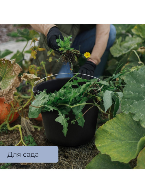 Ведро хозяйственно-строительное, 12 л, пластик, МИКС, Greengo