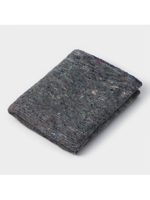 Салфетка - тряпка хозяйственная Доляна, 80×100 см, плотность 180 г/м², строчка 2.5 мм, с оверлоком, серая