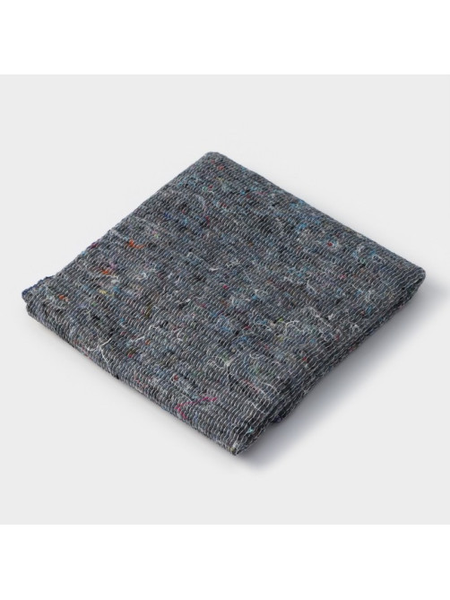 Салфетка - тряпка хозяйственная Доляна, 60×80 см, плотность 180 г/м², строчка 2.5 мм, с оверлоком, серая
