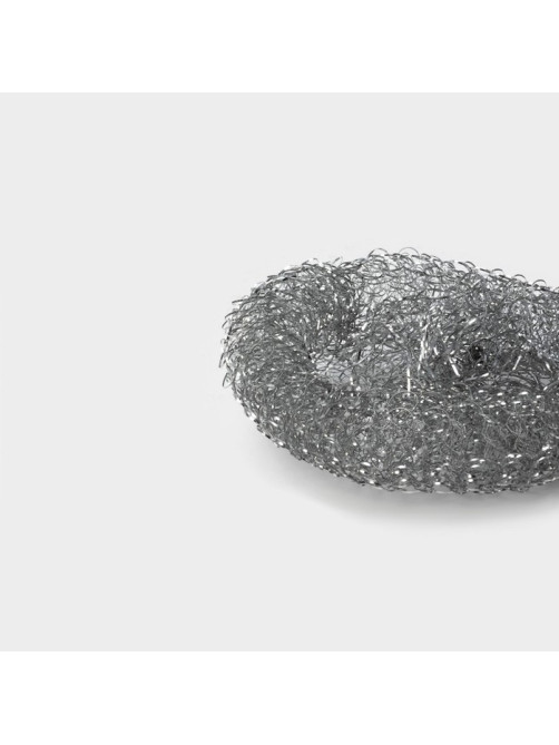 Губка для посуды Доляна, металлическая, 9×9×2 см