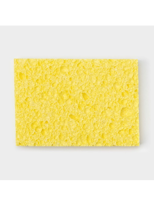 Губка для посуды целлюлозная Доляна, 10×1.5×7 см