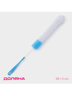 Ёршик для посуды Доляна, 56×5 см, МИКС