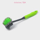 Щётка для посуды Доляна «Green day», двойная, 5.5×7.5×28.5 см
