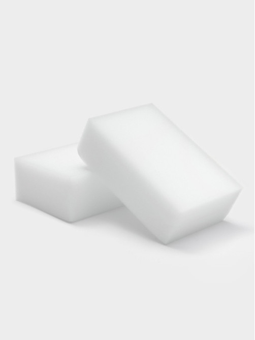 Губки меламиновые для удаления пятен Доляна, 2 шт., 9×6×3 см