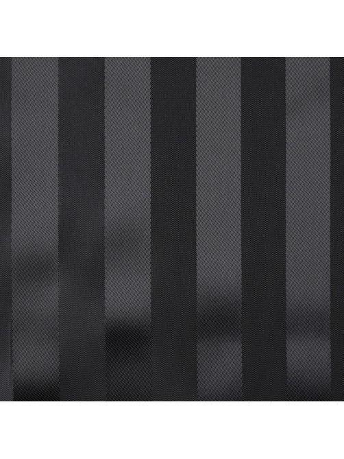 Штора в ванную Доляна «Полоска», 180×200 см, чёрная