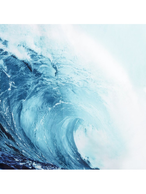 Штора для ванной Доляна WAVE, с люверсами, 180×180 см, полиэстер