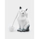 Подставка под ёрш «Кошка» с ёршиком, 20×18×37 см