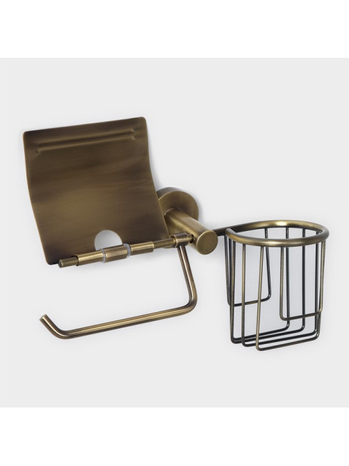 Держатель для туалетной бумаги Stölz basic Bronze, подставка, 25.5×13.5×12 см, бронзовый