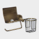 Держатель для туалетной бумаги Stölz basic Bronze, подставка, 25.5×13.5×12 см, бронзовый