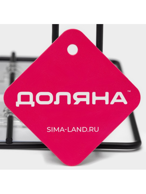 Держатель для туалетной бумаги Доляна, с полочкой, 19.5×9.5×8 см, чёрный