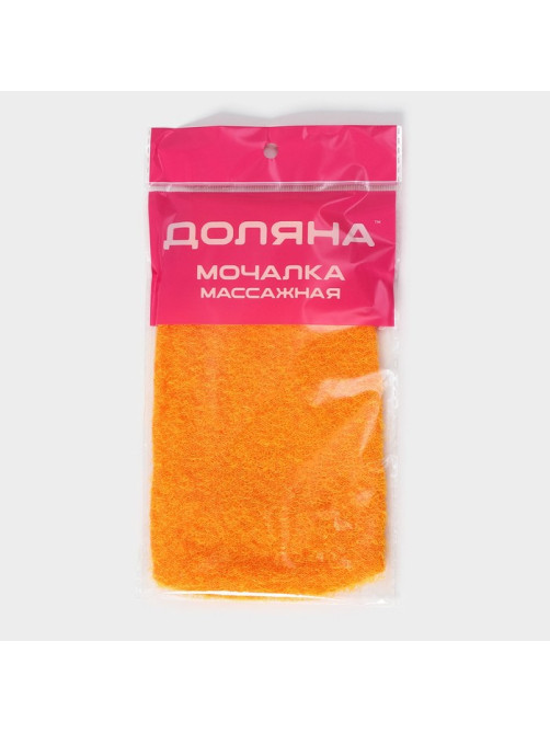Мочалка - варежка массажная Доляна «Жёсткая», цвет МИКС