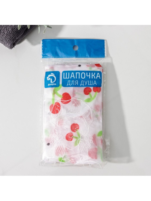 Шапочка для душа Доляна «Весна», МИКС
