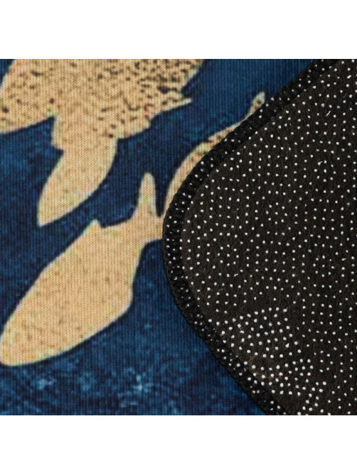 Коврики для ванной и туалета Доляна «Рыбки», 3 шт., 50×80 см, 50×40 см, 40×43 см