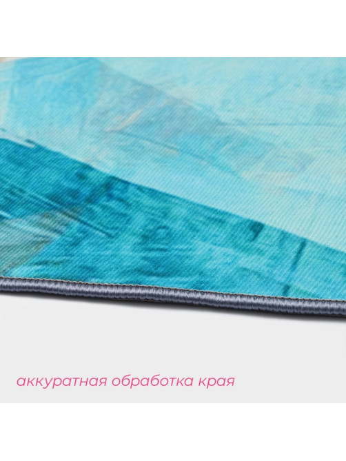 Коврики для ванной и туалета Доляна «Эмоции», 2 шт., 50×80 см, 50×40 см