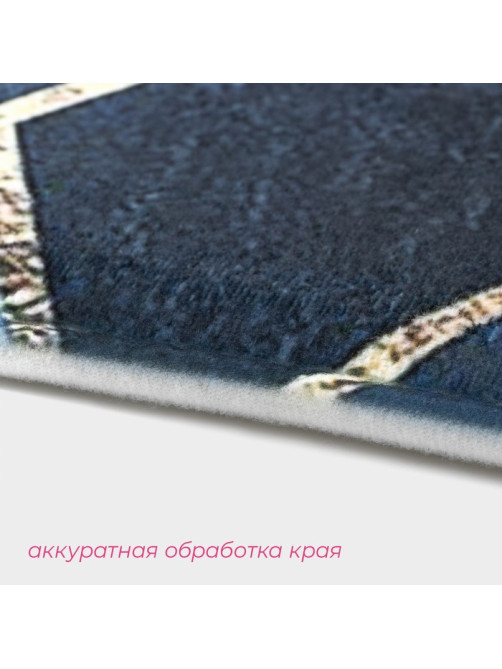 Коврик для ванной и туалета Доляна «Бурлеск», 45×120 см