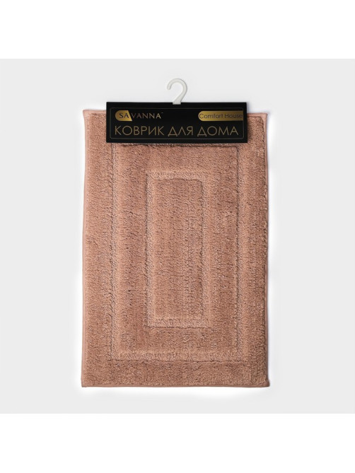 Коврик SAVANNA «Мягкость», 40×60 см, розовый