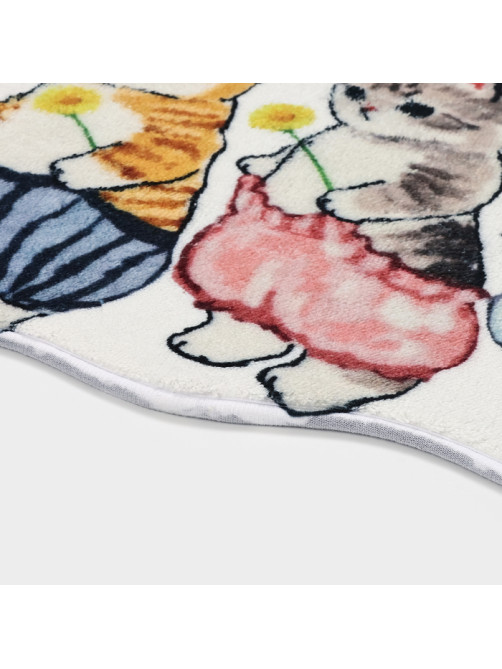 Коврик для дома Доляна «Котята», для детей, 39.5×60.5 см