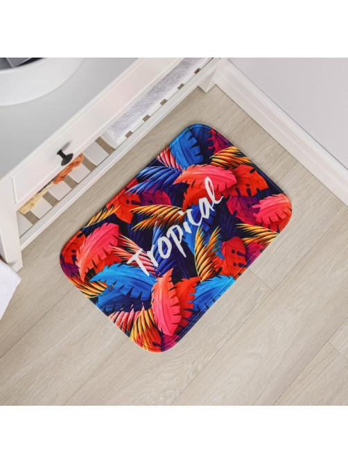 Коврик для ванной и туалета Доляна Tropical, 40×60 см
