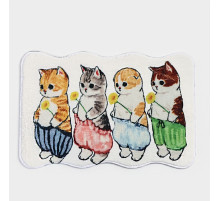 Коврик для дома Доляна «Котята», для детей, 39.5×60.5 см