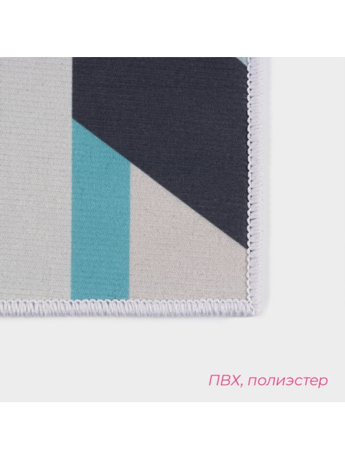 Коврики для ванной и туалета Доляна «Свэч», 2 шт., 50×80 см, 40×50 см