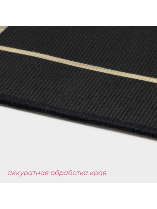 Коврики для ванной и туалета Доляна «Геометрия», 3 шт.: 50×80, 50×40, 40×43 см