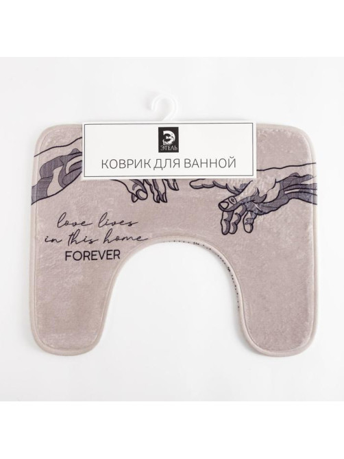 Коврик для ванной «Этель» Forever, 50×40 см, велюр