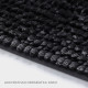 Коврик для дома LaDо́m, букли, плотность 1400 г, 50×80 см, велюровый, графитовый