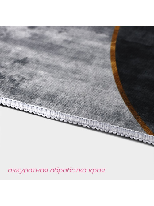 Коврики для ванной и туалета Доляна «Мэни», 2 шт., 50×80 см, 50×40 см