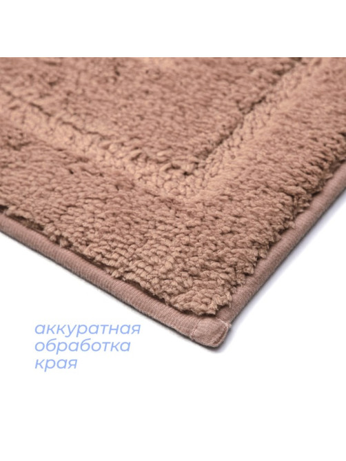 Коврик SAVANNA «Мягкость», 40×60 см, розовый
