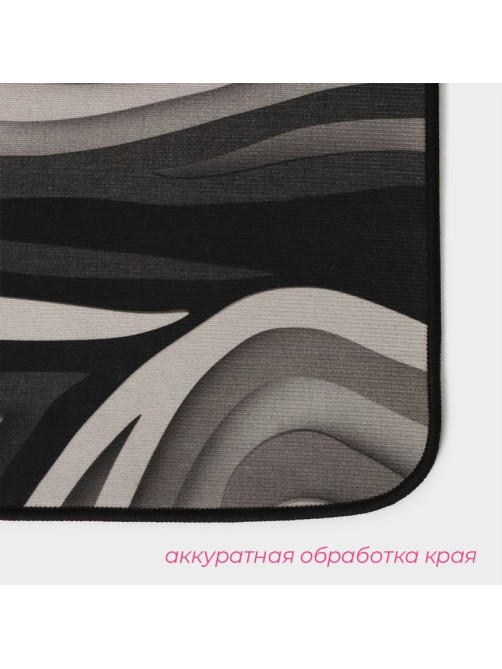 Коврики для ванной и туалета Доляна «Песок», 2 шт.: 50×80 см, 50×40 см