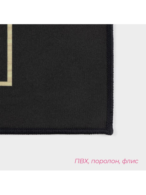 Коврики для ванной и туалета Доляна «Геометрия», 3 шт.: 50×80, 50×40, 40×43 см