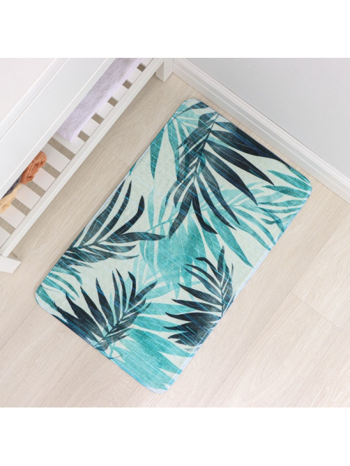 Коврик для ванной и туалета SAVANNA «Баунти», 50×80 см, зелёный