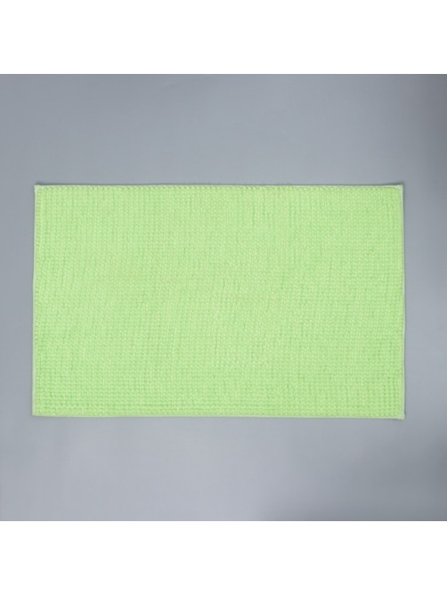 Коврик для дома Доляна «Букли», 50×80 см, зелёный